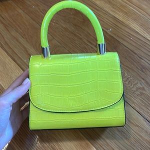 Aldo neon green bag